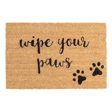Nicola Spring Coir Door Mat - 60 x 40cm - Paws