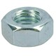 image 2 of M8 x 1.25mm Hex Full Nut Fastener Hexagonal Metric Nuts Grade 8 Zinc Plated 20pk
