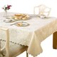 image 1 of Damask Rose Tablecloth - Cream - 127x178cm Cream