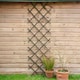 image 1 of Primrose Black Bamboo Expandable Trellis Privacy Screening Fencing W90cm x H180cm