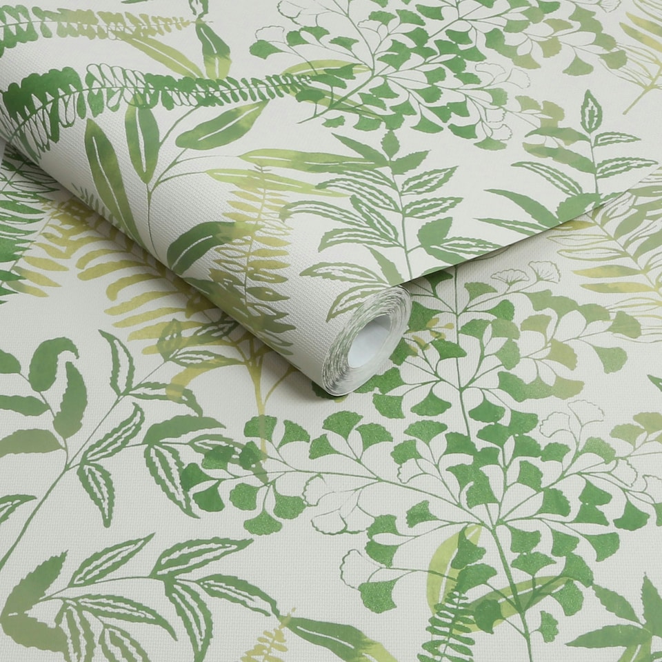 image 1 of Superfresco Easy Temptation Spring Wallpaper Green | Green