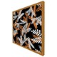 image 1 of White & orange olive leaves (Picture Frame) Brown | Oak | XL
