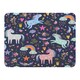 image 1 of unicorns on navy Designer Blanket | Multi