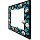 image 3 of Watercolour blue leaf frame (Picture Frame) White | XL
