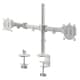image 2 of One For All DM2220 Smart Line Dual Monitor Mount - White