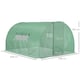 image 3 of Outsunny 4 x 3M Walk-in Garden Polytunnel Greenhouse Galvanised Steel W Door