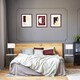 image 6 of Contemporary and Sleek Cream Linen Fabric Rectangular Lamp Shade 60w Maximum | Cream