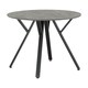 image 2 of Athens Round Dining Set with 4 Lukas Chairs Pink | Baby Pink