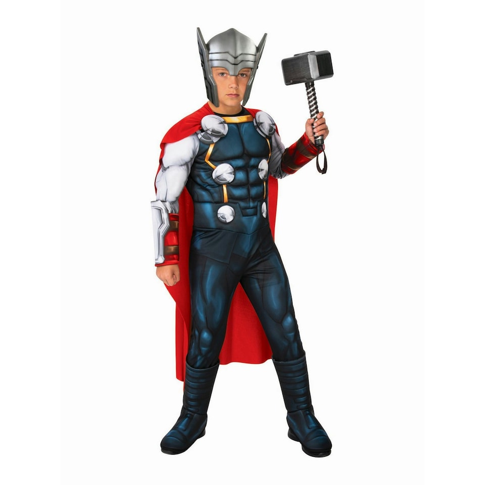 Avengers Childrens/Kids Thor Costume Set - Multicoloured - 5-6 Years 5