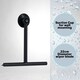 image 2 of Showerdrape Rocco Black Bathroom Shower Squeegee | Black | 1