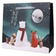 image 1 of Pack of 12 Stargazing Landscape Medium Christmas Gift bags