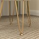 image 8 of HOMCOM 5L Velvet Footstool with Removable Lid for Bedroom, Cream White
