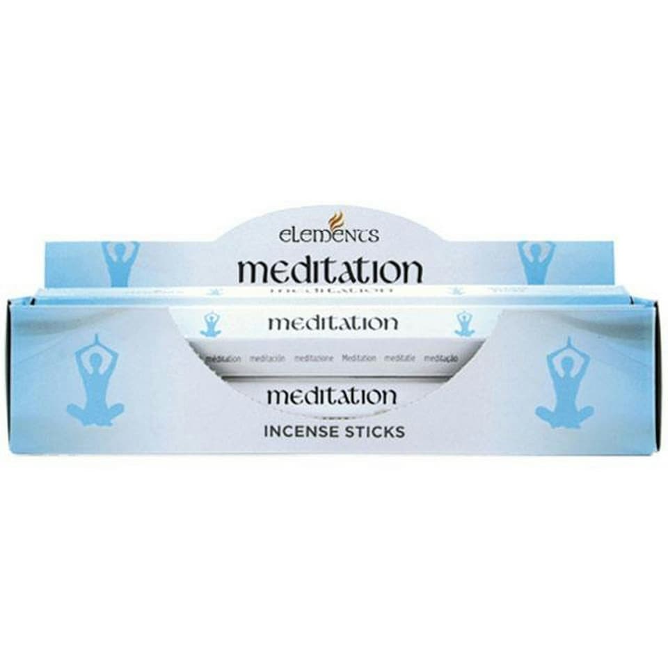 Elements Meditation Incense Sticks (Box Of 6 Packs) - Light Blue - One Size