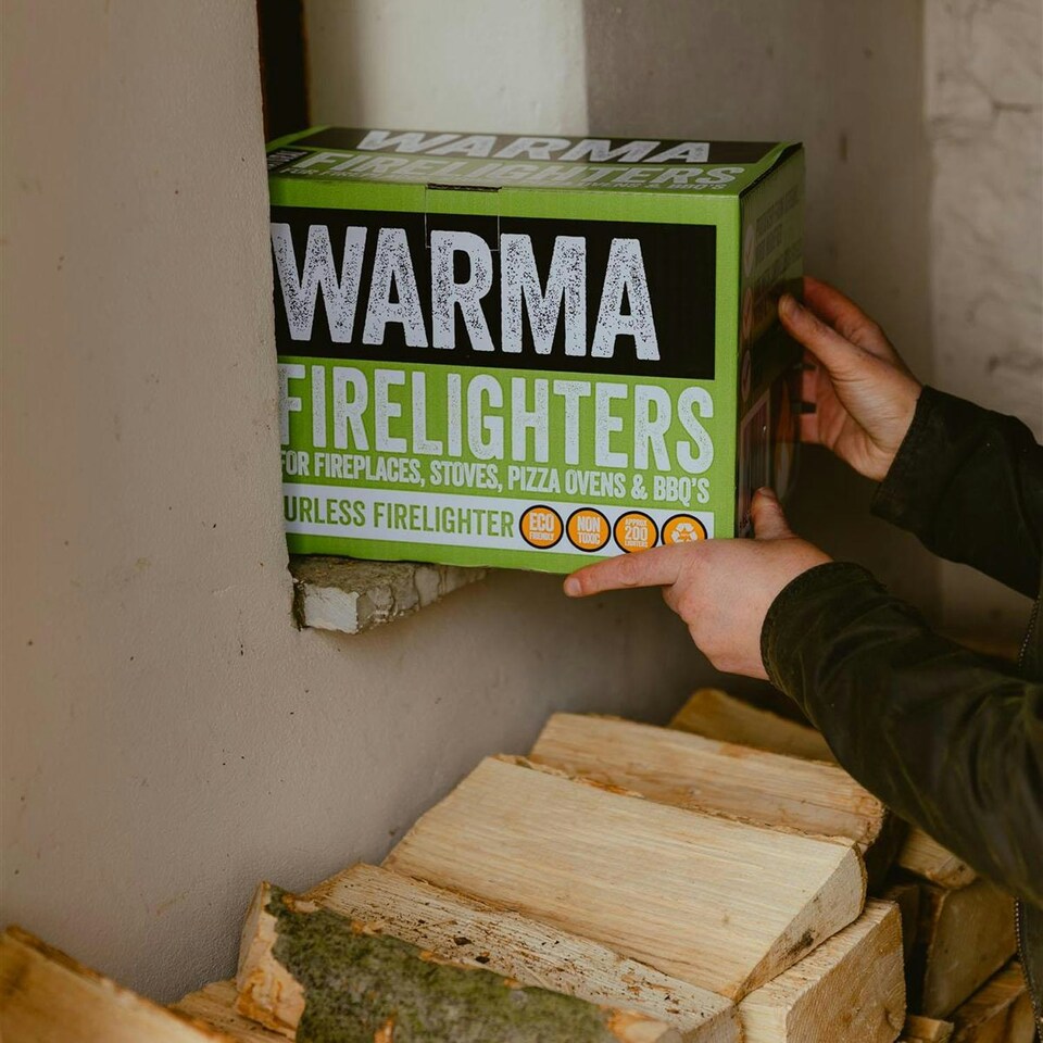 image 1 of Warma Natural Eco Wood Wool Firelighters - 200 Pieces