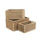 image 3 of Extra Large Seagrass Storage Basket | Green | Green