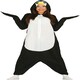 image 1 of Fancy Dress Adult Penguin Pyjamas - M