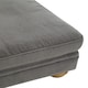 image 4 of Interiors by Premier Grey Fabric Footstool
