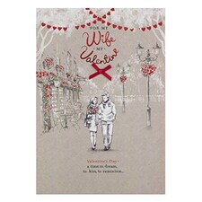 Hallmark Valentine's Day Card For Wife 'A Time To Dream' - Medium