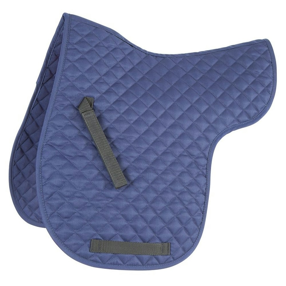 image 1 of Performance Lite Horse Numnah - Navy - 14in - 14in