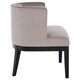 image 5 of Interiors by Premier Light Grey Velvet Chair, Supportive Backrest Lounge Chair, Easy to Clean Velvet Accent Chair, Space-Saving Small Chair