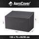 image 1 of Platinum AeroCover Waterproof Ripstop Polyester Garden Bench Cover W130 x D75 x H85 cm
