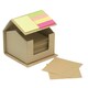 image 2 of MidOcean Recyclopad House Recycled Memo Pad Set - Beige - One Size