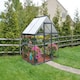 image 2 of Greenhouse Hybrid 6 x 4 - Polycarbonate - L126 x W185 x H208 cm - Grey