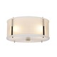 image 3 of Corona Cylindrical 3 Light Pendant, White Polished Nickel