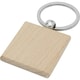 image 3 of Bullet Gioia Square Beech Wood Keyring - Natural - One Size