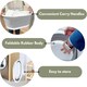 image 7 of Marco Paul Grey Plastic Collapsible Laundry Basket Large 22l Portable Storage Grey