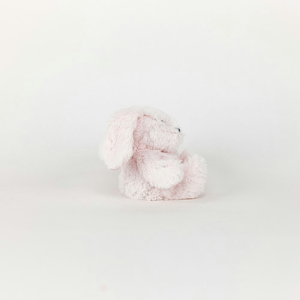 image 1 of Warmies Bunny Plush Mini Size, Fully Microwavable and Weighted Cuddly Toy for Anxiety, Chill in The Freezer or Heat in Microwave, Soft Toy Heat Pad