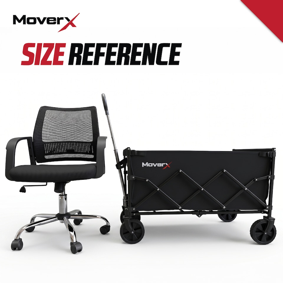 image 1 of MoverX 150L/150kg Folding Camping Trolley / Festival Wagon