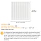 image 3 of NOVECRAFTO Fluted Line 3D Wall Panels – 6 Sheets 1.5 sqm (16.15 sqft) – Decorative Matte PVC Panels 50x50cm – Modern Fluted Design White