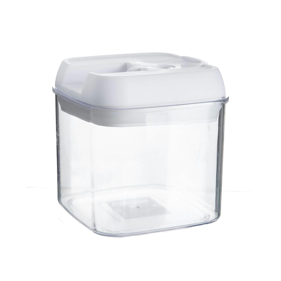 image 1 of Argon Tableware Flip Lock Plastic Food Storage Container - 500ml - White