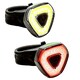 image 1 of AWE AWEAlert 130 Lumens Rechargeable Bicycle Bike USB 2.0 18 COB LEDs Light Set