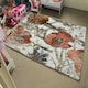 image 4 of Watercolour Flower Print (Rug) Multi | Small: 60x110cm