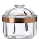 image 4 of Maison by Premier Small Rose Gold Acrylic Canister