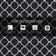 image 5 of Outsunny Reversible Waterproof Outdoor Rug W/ Carry Bag, 182 x 274 cm Black | Black