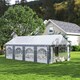 image 2 of Outsunny 8 x 4m Party Tent, Marquee Gazebo with Sides, Windows and Double Doors