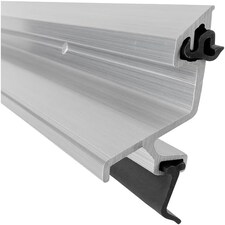Exitex Exeplex Rain Deflector 914mm, Aluminium Door Draught Excluder, Door Weather Bar | Silver