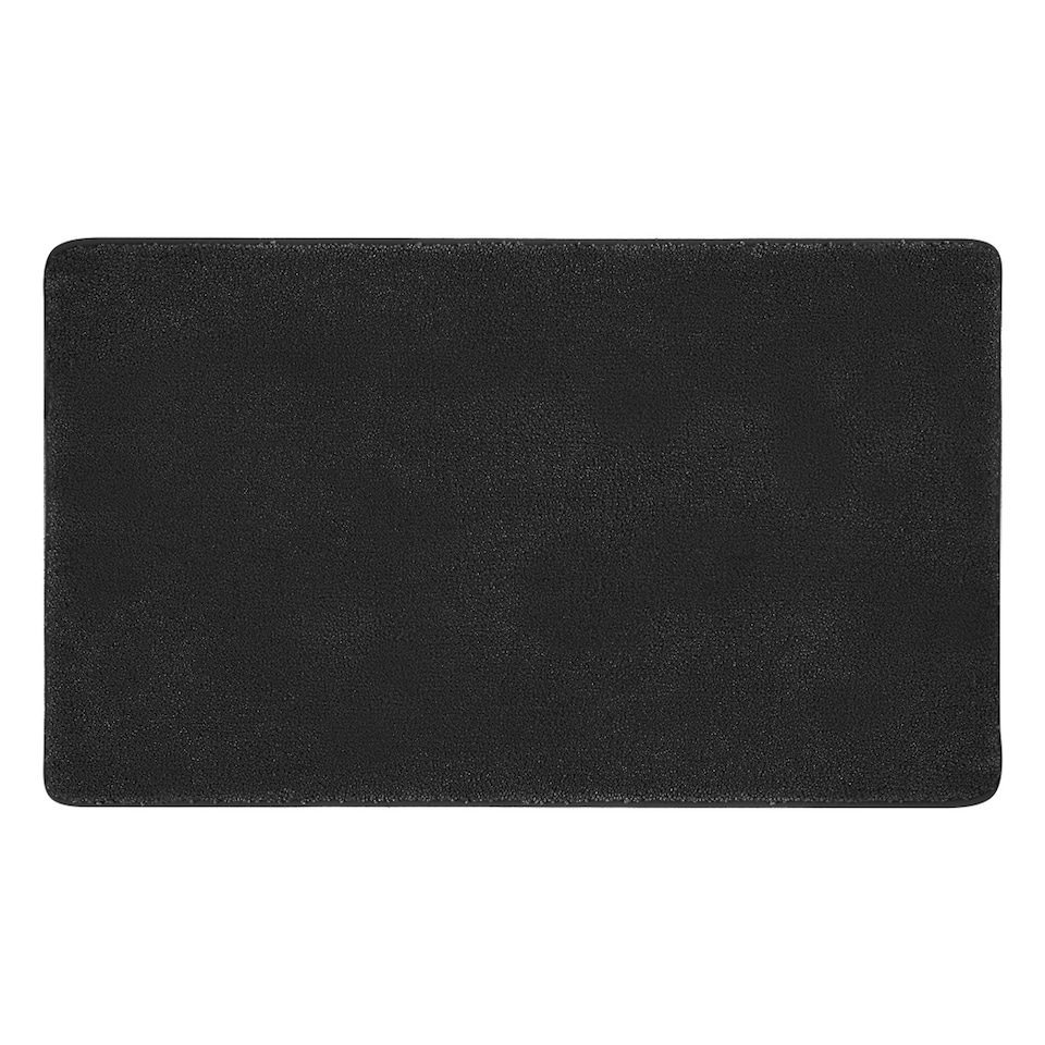 image 1 of Marlow 50x80CM Non-Slip Washable Kitchen Floor Runner Rug Mat | Black | Black