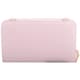 image 4 of Lorenz Womens Faux Leather Attachable Strap RFID Purse Wallet Clutch | Pink | Light Pink