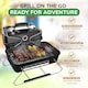 image 3 of House of Home Portable BBQ Charcoal Grill Ideal for Camping & Travel with Foldable Legs