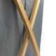 image 3 of JVL Bambanio Foldable Bamboo Laundry Storage Hamper, 100L - Grey Grey