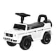 image 9 of HOMCOM Benz G350 Kids Ride on Sliding Car w/ Under Seat Storage No Power White