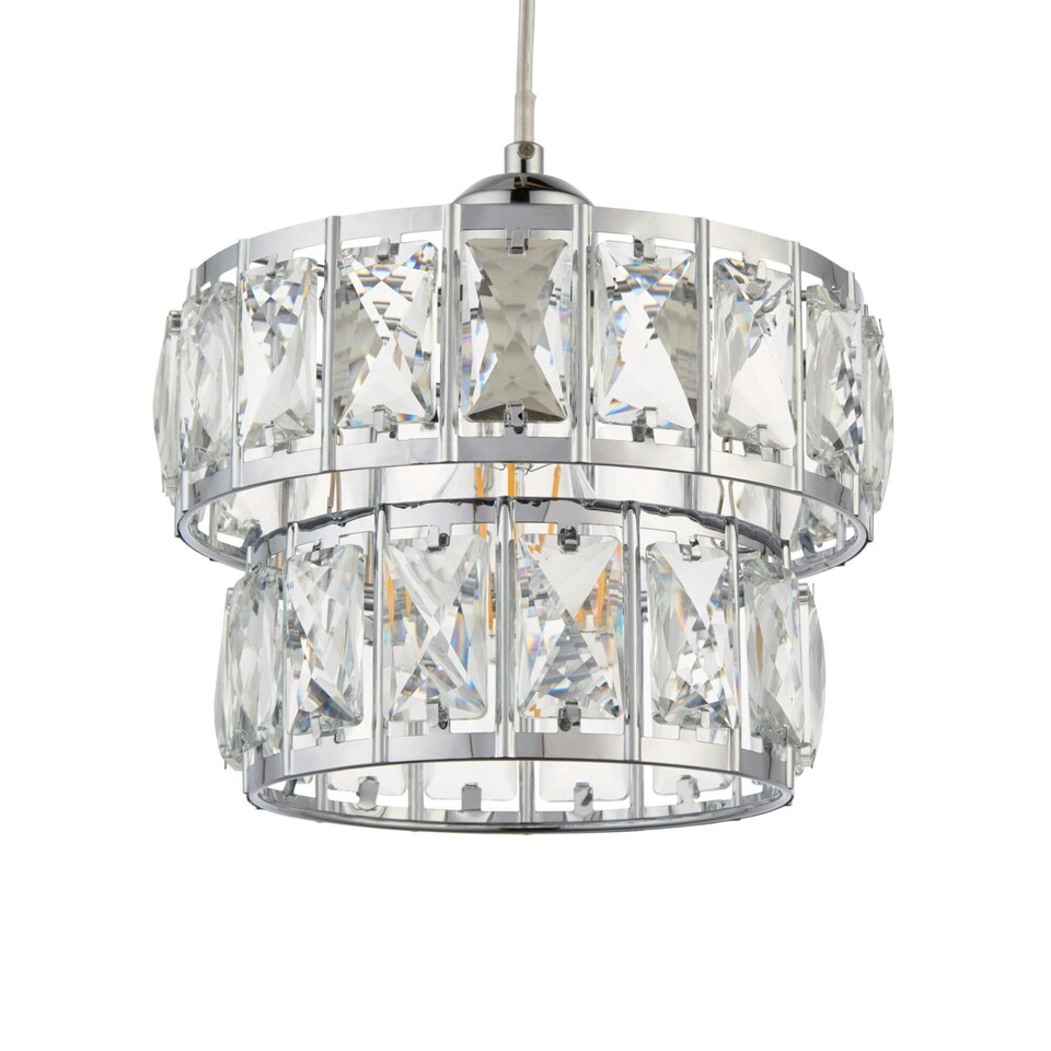 image 1 of Darla Clear Ceiling Pendant Shade