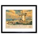 image 1 of England Lancashire Lytham St Annes Windmill 12x16" Framed Wall Art Print