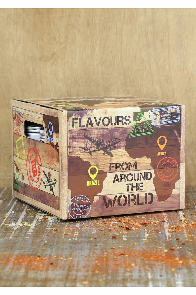 image 1 of Around The World Seasoning Set - 9 Sauces Oils & Spices