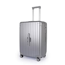 Lightweight Hard Shell Check-In Suitcase with Cupholder | Medium Size Luggage