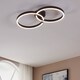 image 1 of EGLO Amandolo Black LED Aluminium & Steel Ceiling Light